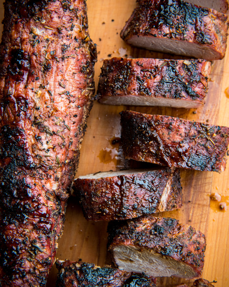 Grilled Pork Tenderloin with Sweet and Spicy Seasoning Blend