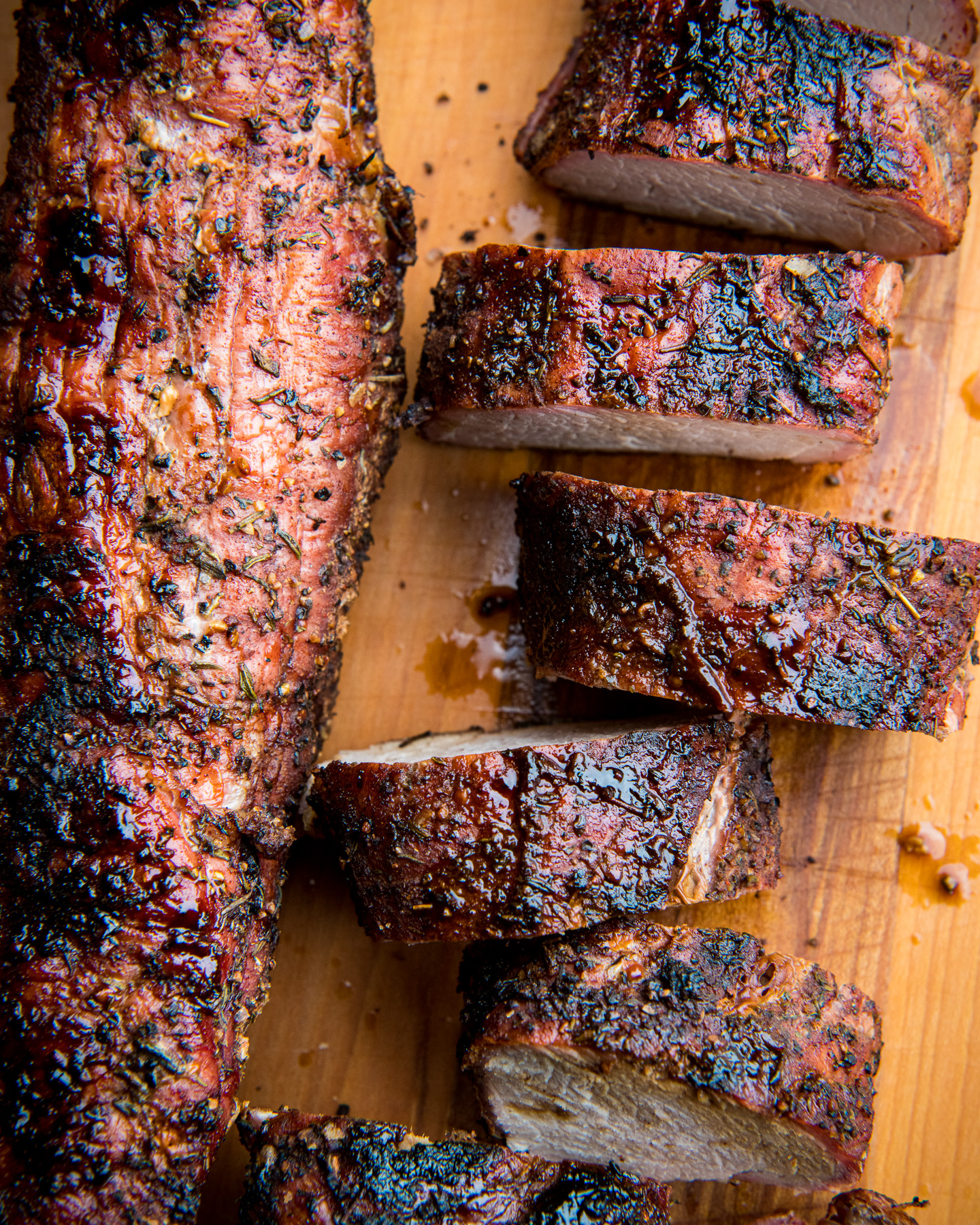 Grilled Pork Tenderloin with Sweet and Spicy Seasoning Blend