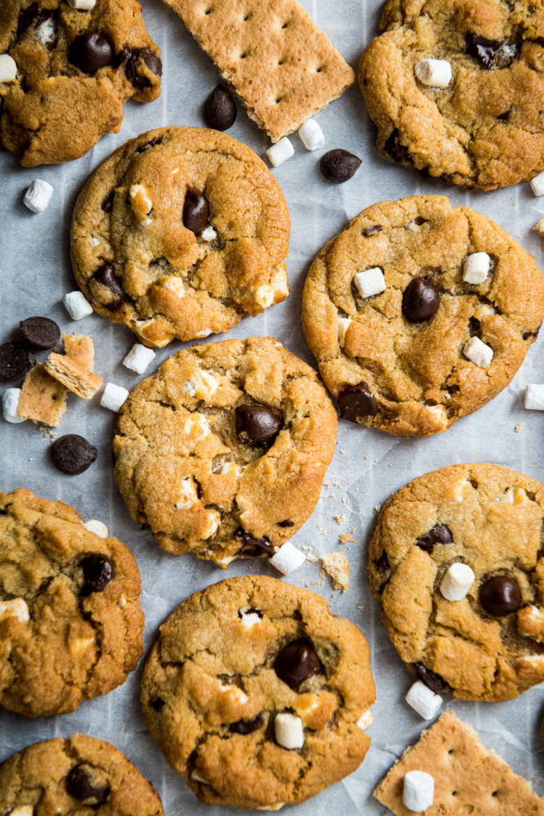 dairy free smores cookies