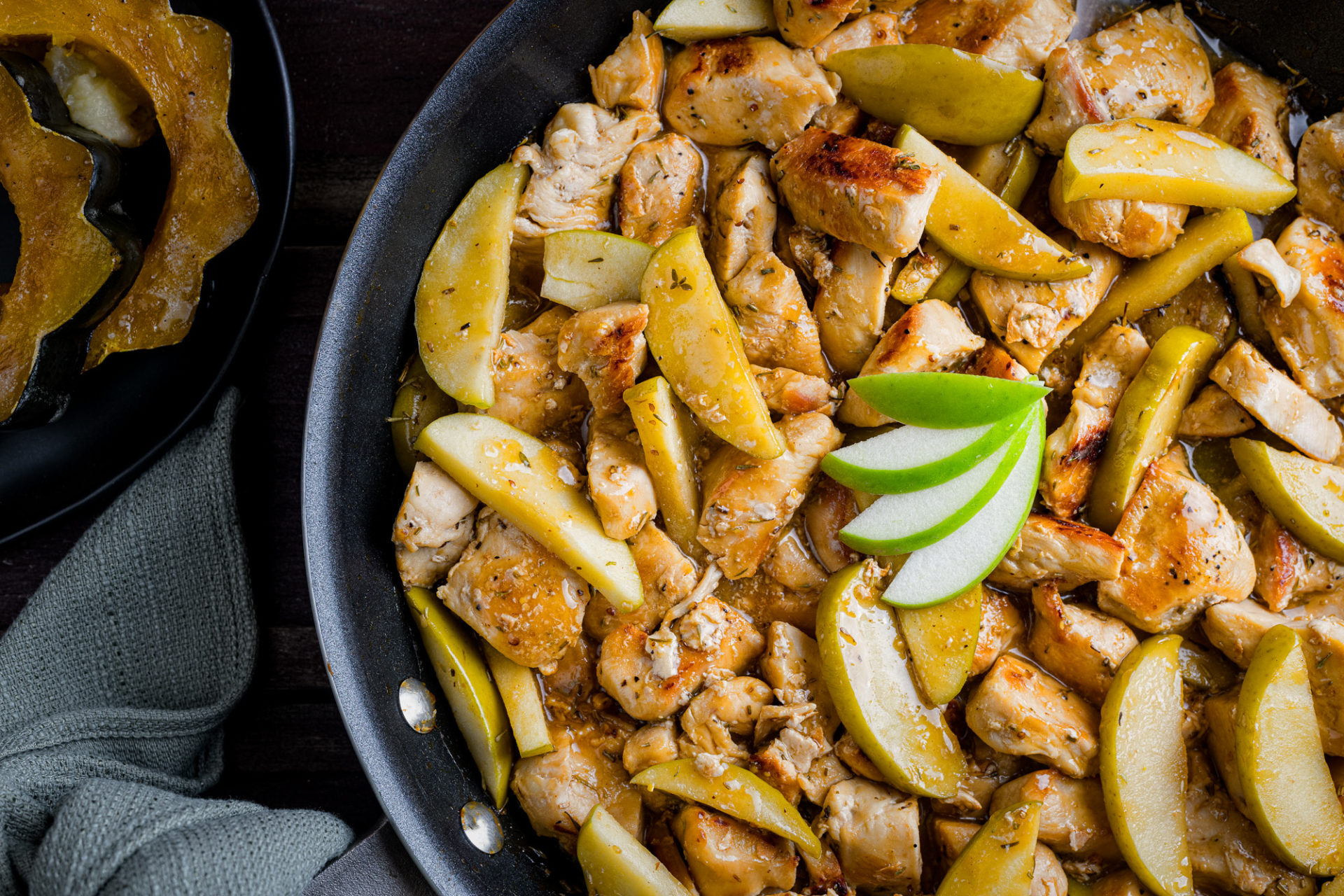 Gluten Free Apple Cider Chicken Skillet