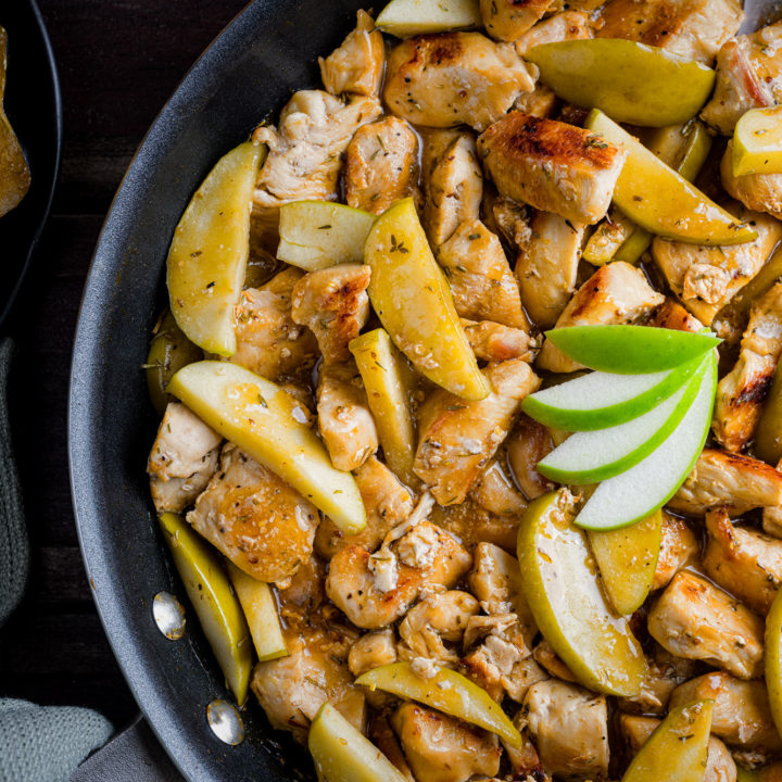 Gluten Free Apple Cider Chicken Skillet