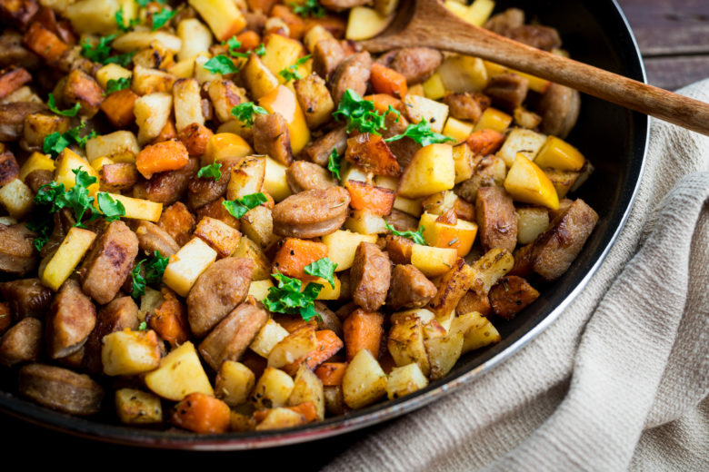 Autumn Breakfast Hash Skillet Meal