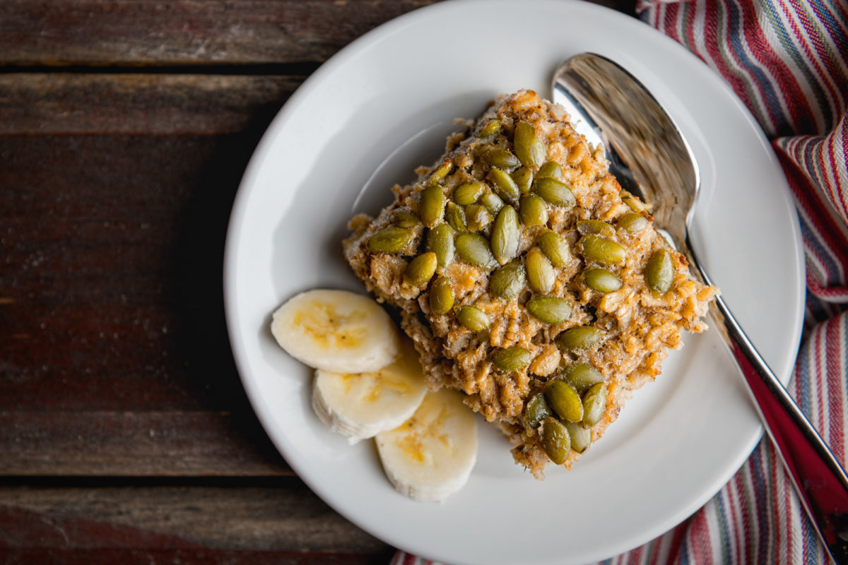 Dairy Free Banana Bread Baked Oatmeal