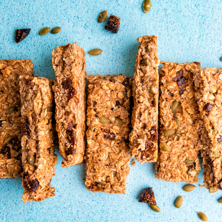 Dairy Free Maple Fig Oat Bars